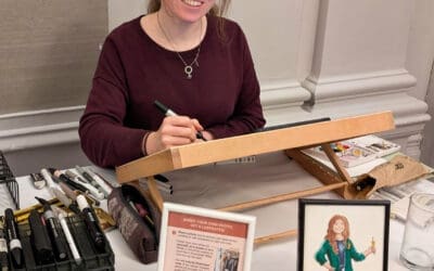 Episode 23: The Live Illustrator Who Turns Your Guests Into Keepsakes | Drawn by Chloe Hill